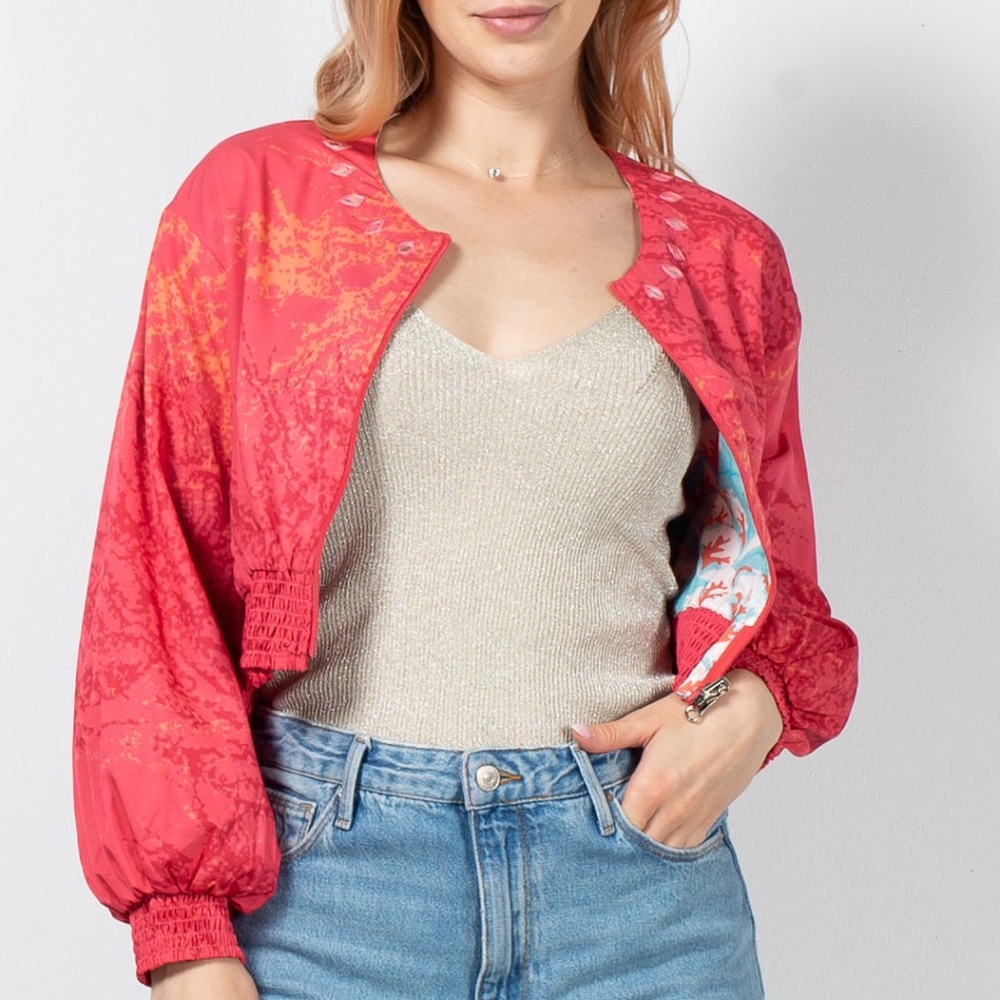 Reversible Cropped Jacket